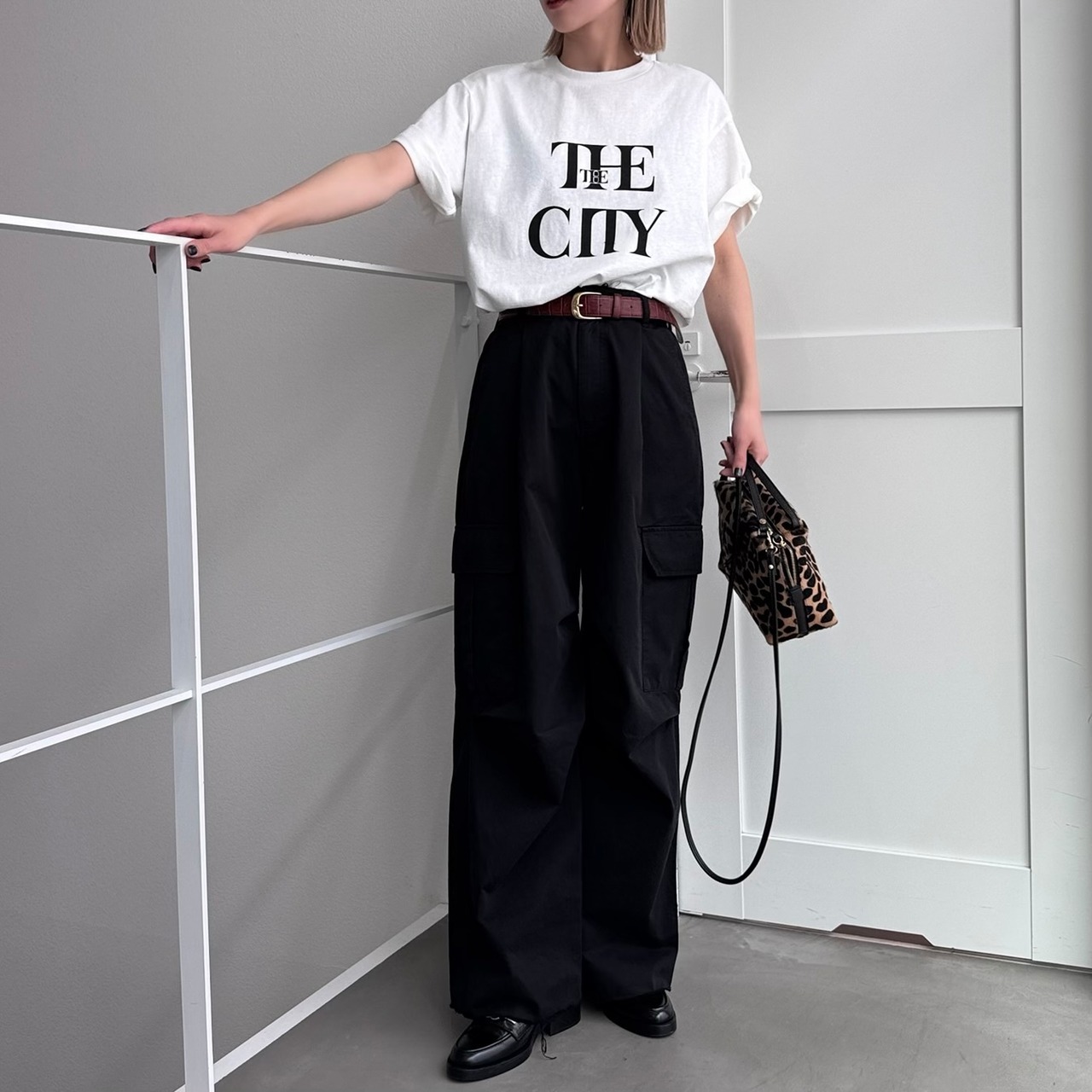 カットオフワイドカーゴPT/ブラック