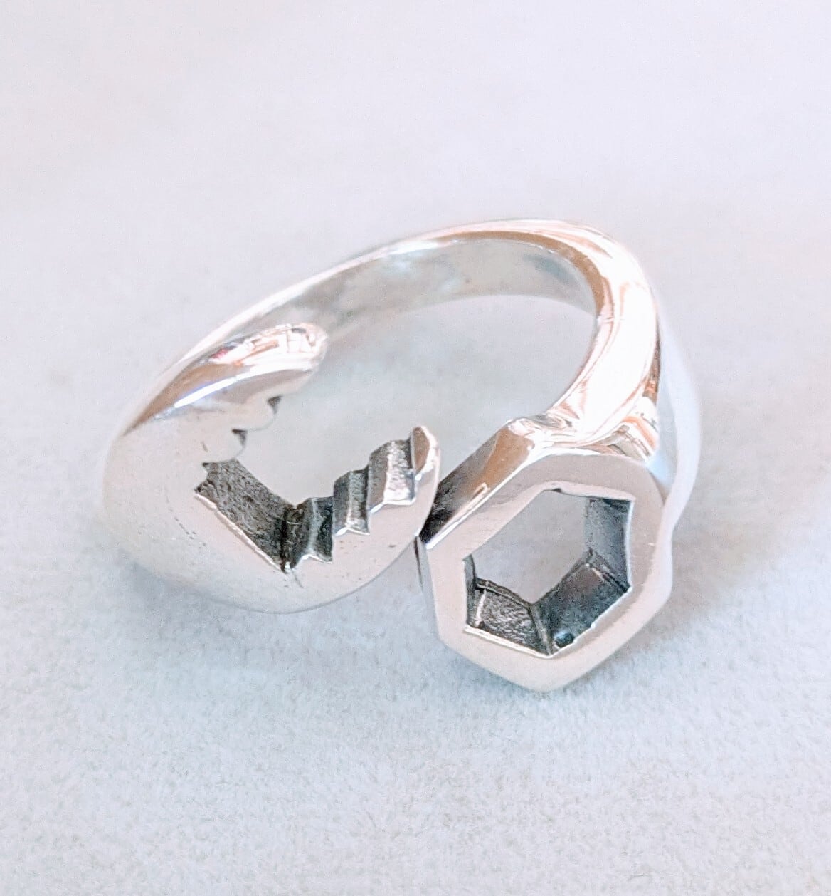 ＊NEW＊ トルコ製 ハンドメイド 天然石 リング シルバー925 ☆NEW☆トルコ製 シルバー リング 925silver（スパナ） | HAYAT