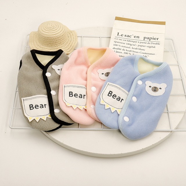 新作  　熊さん　クマ 　犬服  　ワンちゃん服　 ドッグウエア　ペット　ペット服　 猫　猫服　犬（XS-3XL)