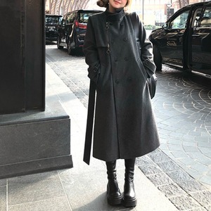 double-breasted wool coat(ME029)