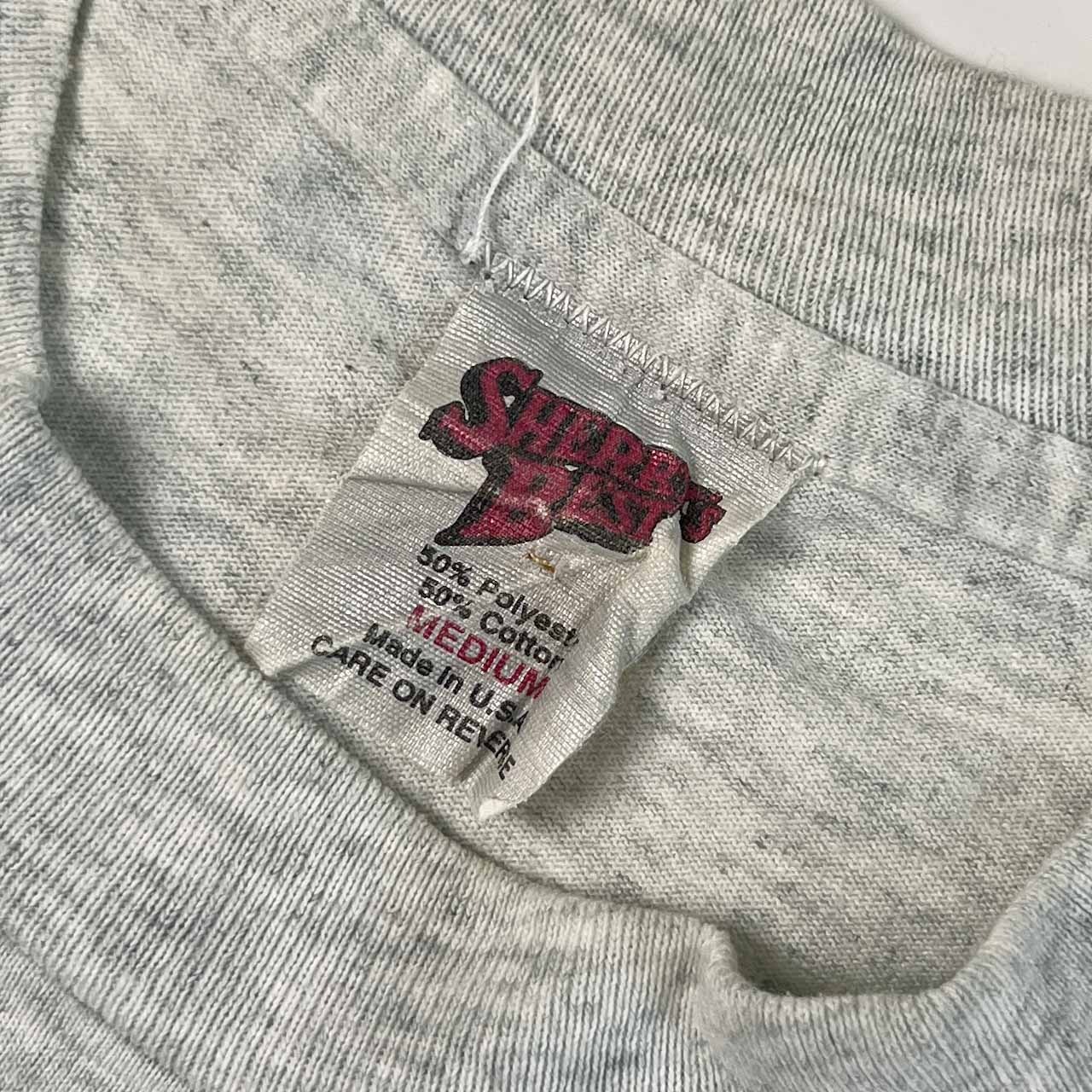 80s 90s USA製 SHERRYS BEST シェリーズベスト ディズニー ミッキー 半袖 Tシャツ M/ライトグレー メンズ ビンテージ