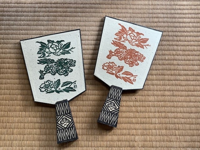 羽子板 羽子民頓 木版画 | 真工藝 （真工芸）