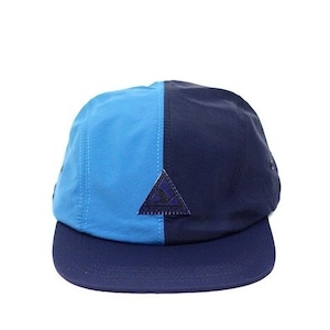 SNACK SKATEBOARDS / SUPER SPORT 4 PANEL HAT / NAVY/AQUA