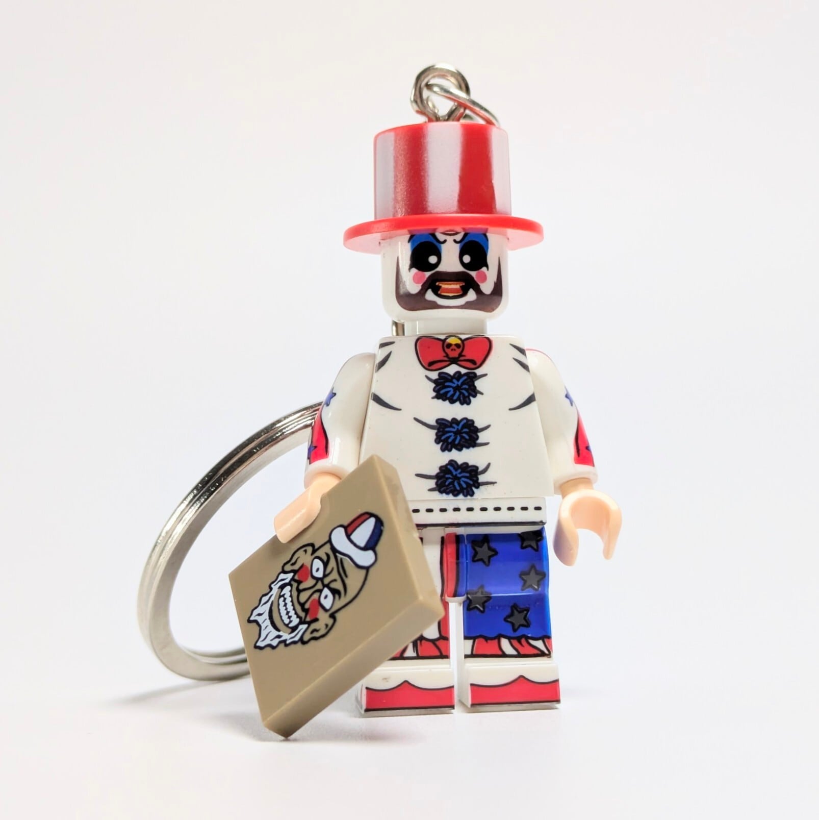 ♧☆ブロックフィギュアキーホルダー☆【 House of 1000 Corpses / マーダー・ライド・ショー 】 キャプテン・スポールディング / ロブ・ゾンビ 〚アメリカン雑貨 アメトイ〛