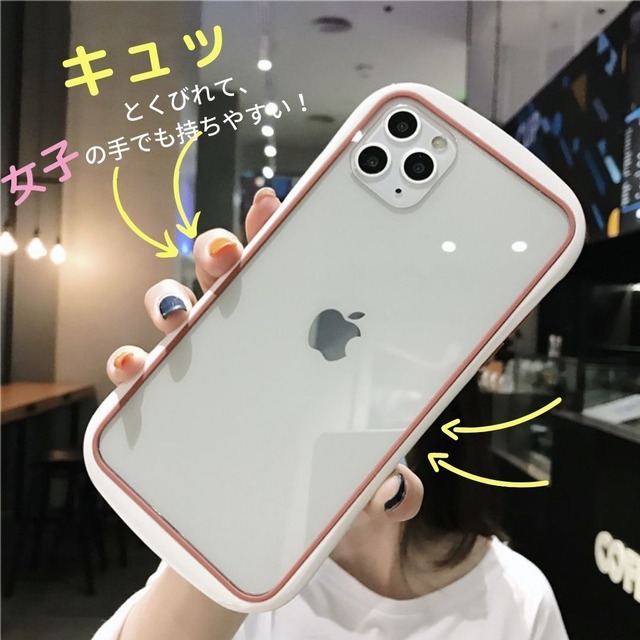 Iphone13 対応機種 Iphone Ideco クリア カスタム 選べる ステッカー スマホケース 韓国 アパレル 雑貨 スマホケース レディースファッション専門店 Obolo