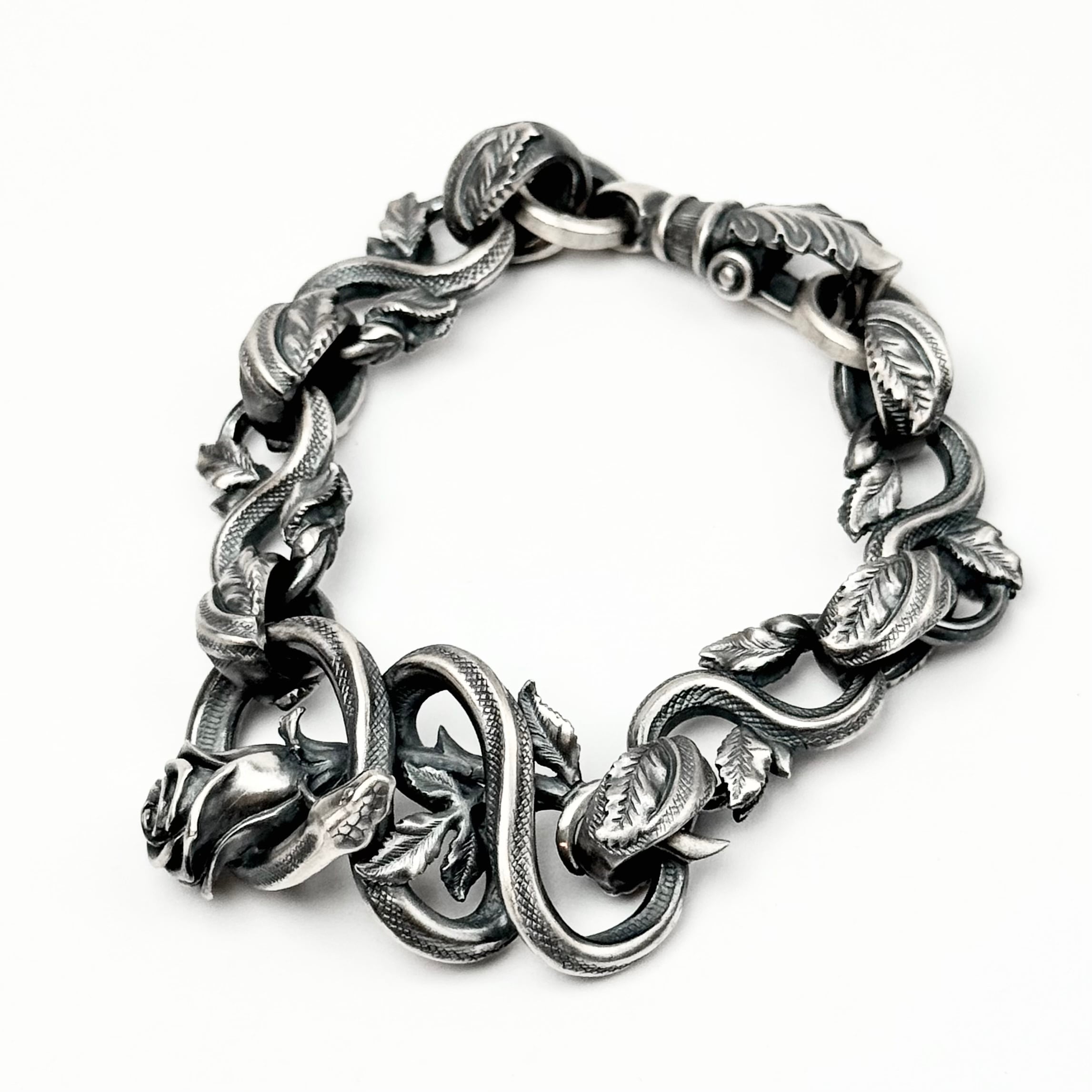 【✨貴重✨】GARNET CROW シルバーブレスレット L-Curb Chain Bracelet