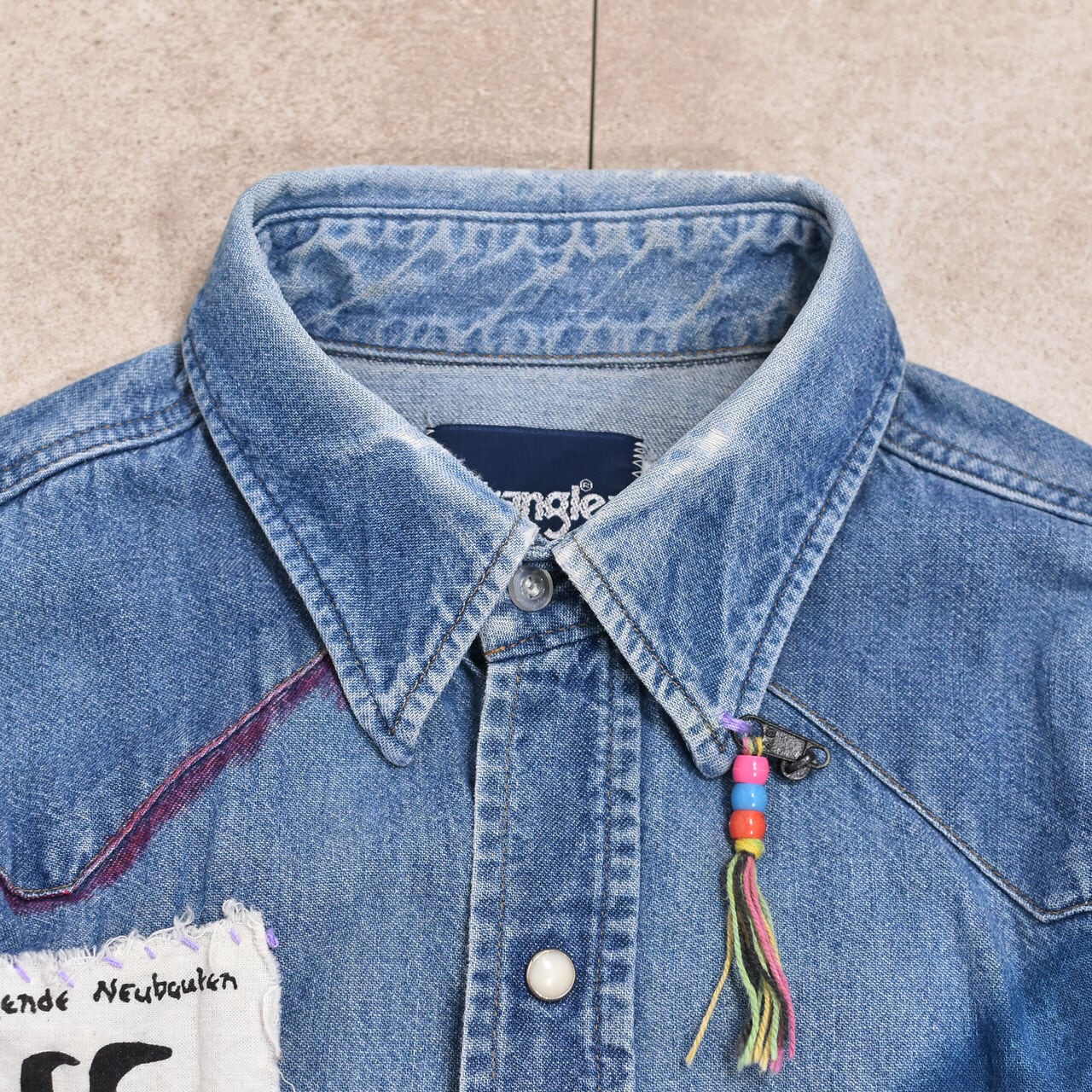 90s Wrangler denim western shirt | 古着屋 grin days memory 【公式