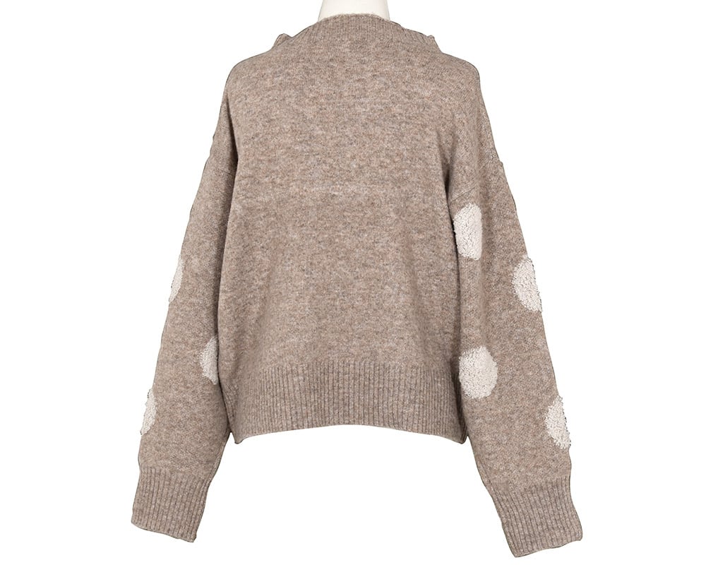 でりおっと KV ループドットニットプルオーバー 【SJSE5612】 | Keitto NORTHERNTRUCK