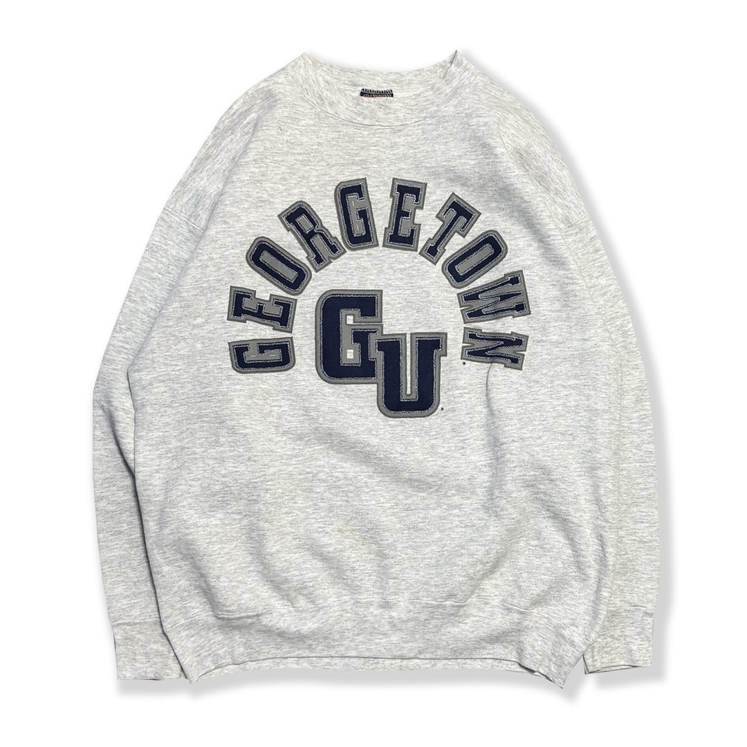 Georgetown University Printed Sweatshirt. SAVVY TRAU LOEVNER