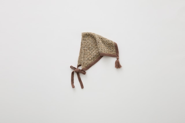 eLfinFolk(エルフィンフォルク)/ Nep Yarn Knit Babushka / brown / S