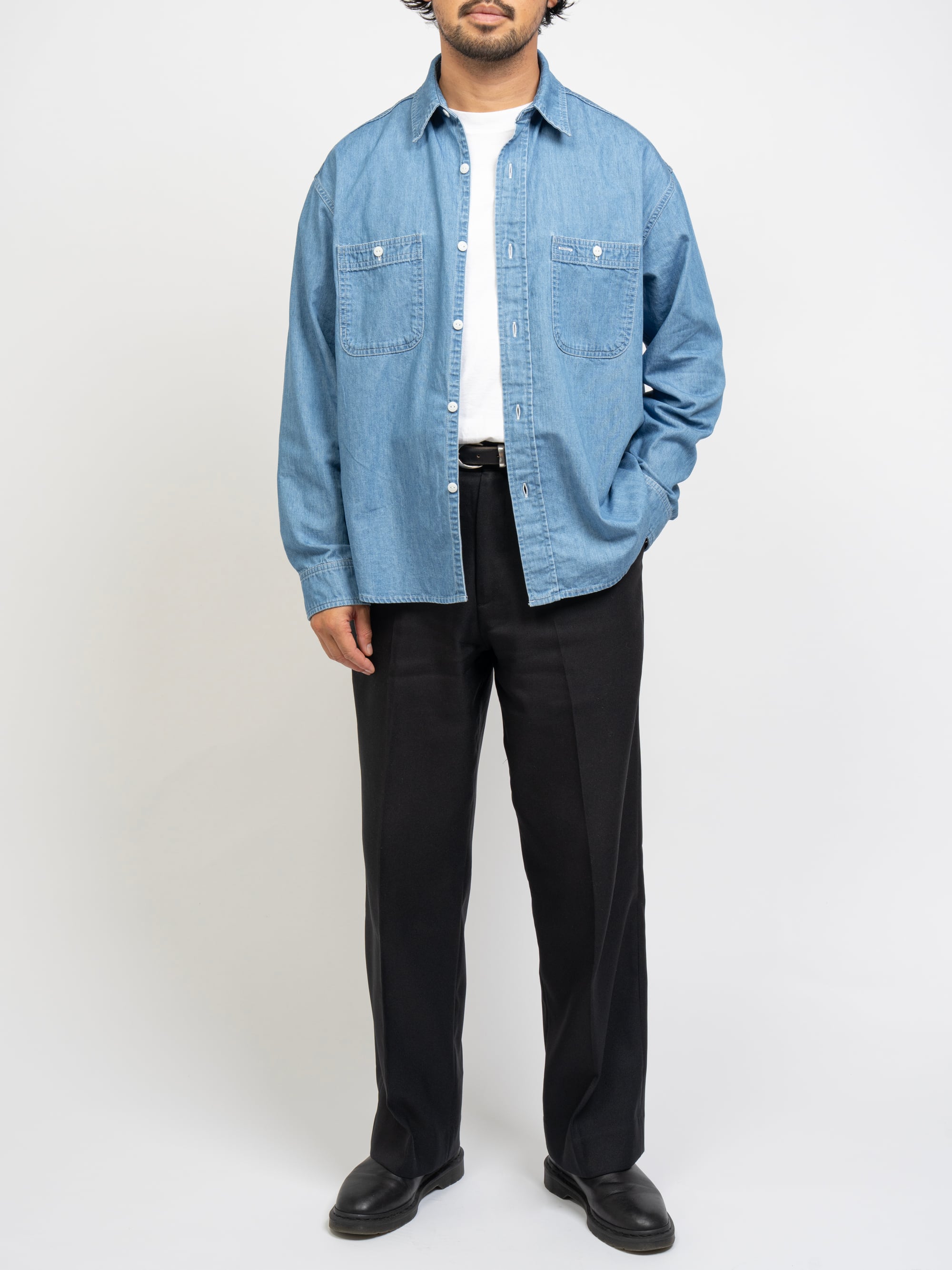 OVY Selvedge Chambray Shirt Mサイズ Selvedge Chambray Shirt | OVY
