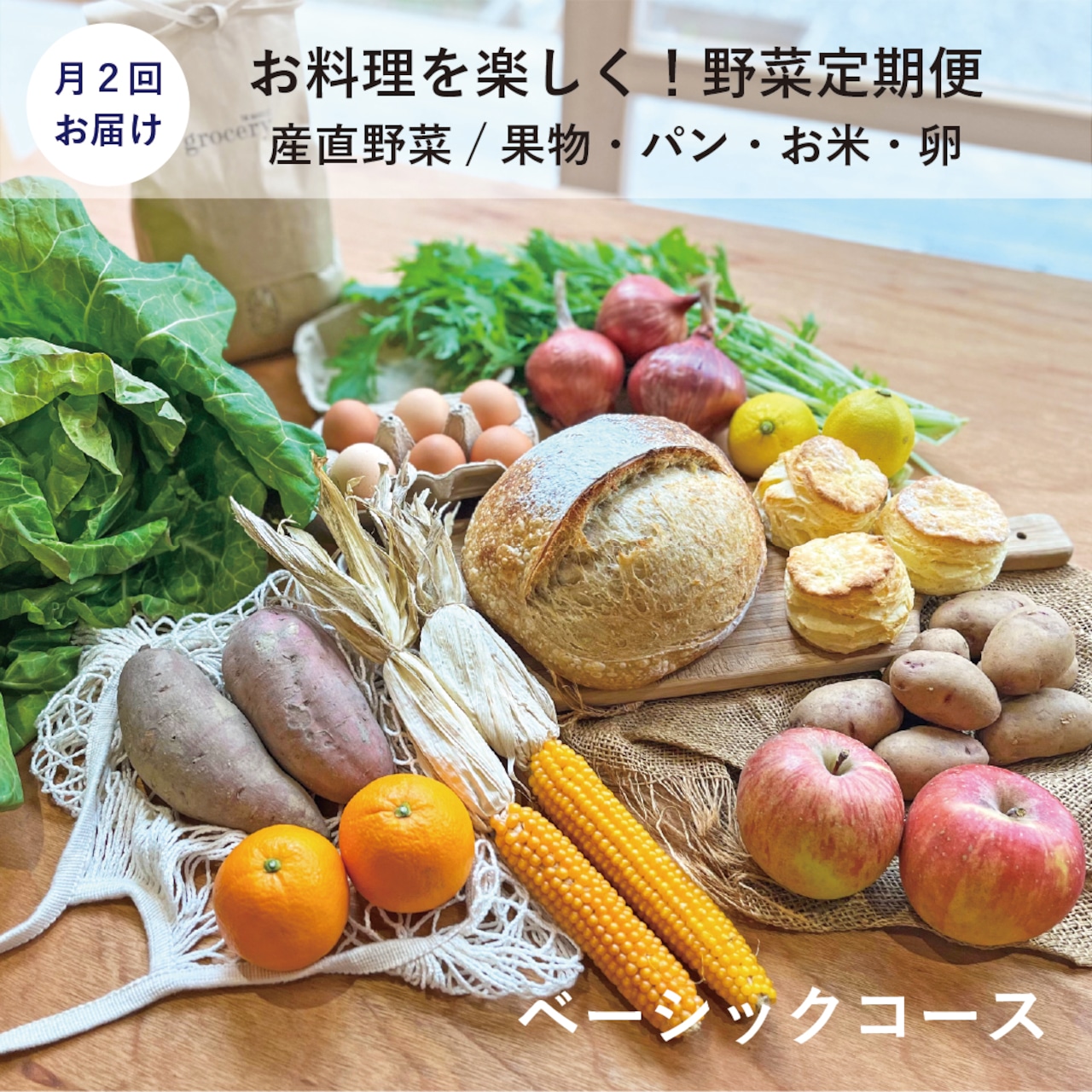 季節の野菜定期便　隔週 ベーシック