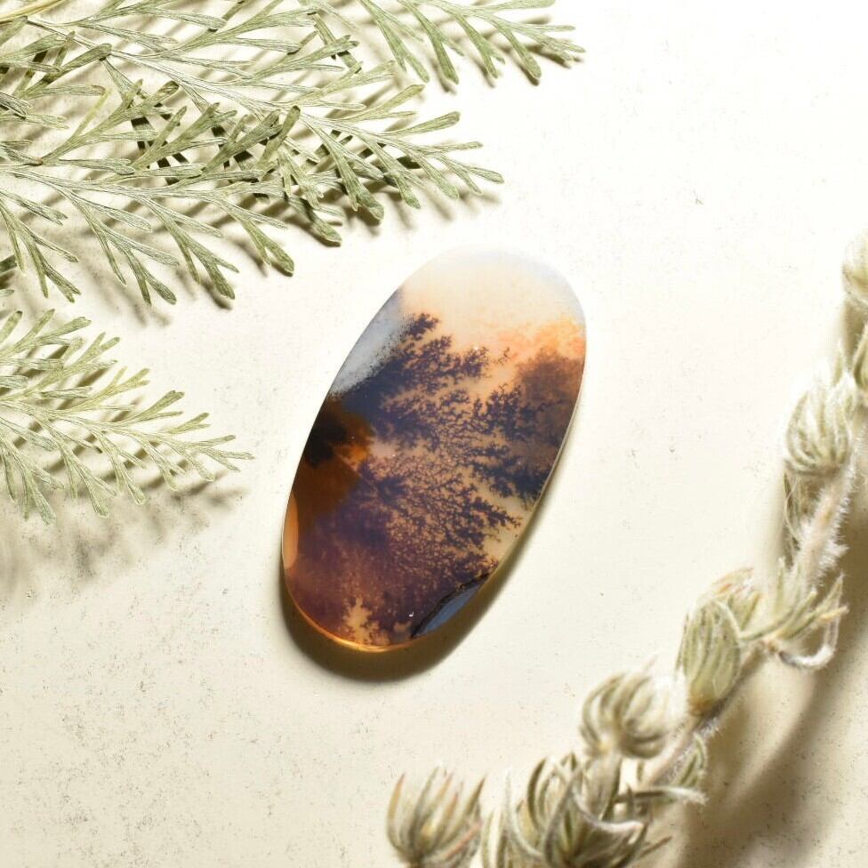 デンドリティックアゲート ルース インド産 DDA04