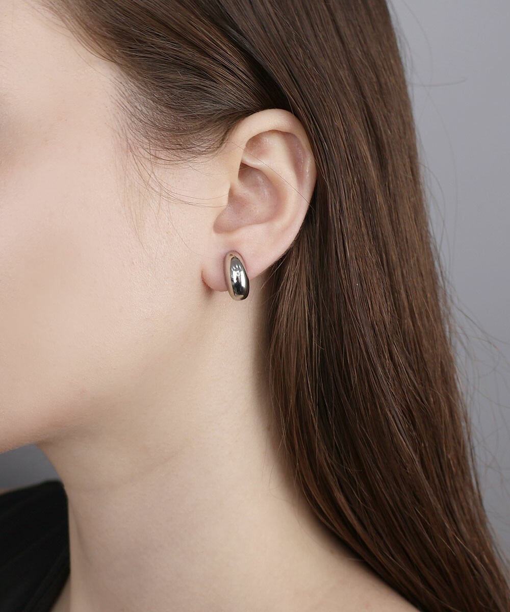 【SELECT】メタルぷっくりクリップイヤリング