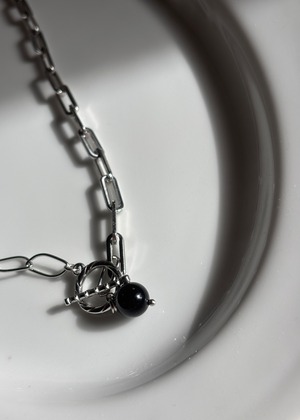 チェーンネックレス(オニキス)