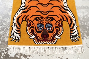 Tibetan Tiger Rug 《Sサイズ•ウール367》チベタンタイガーラグ