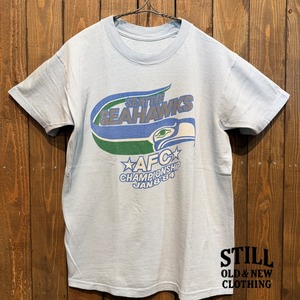 1980's  SEATTLE SEAHAWKS   PRINT T-SHIRT    /  1980年代  シアトル シーホークス プリントT