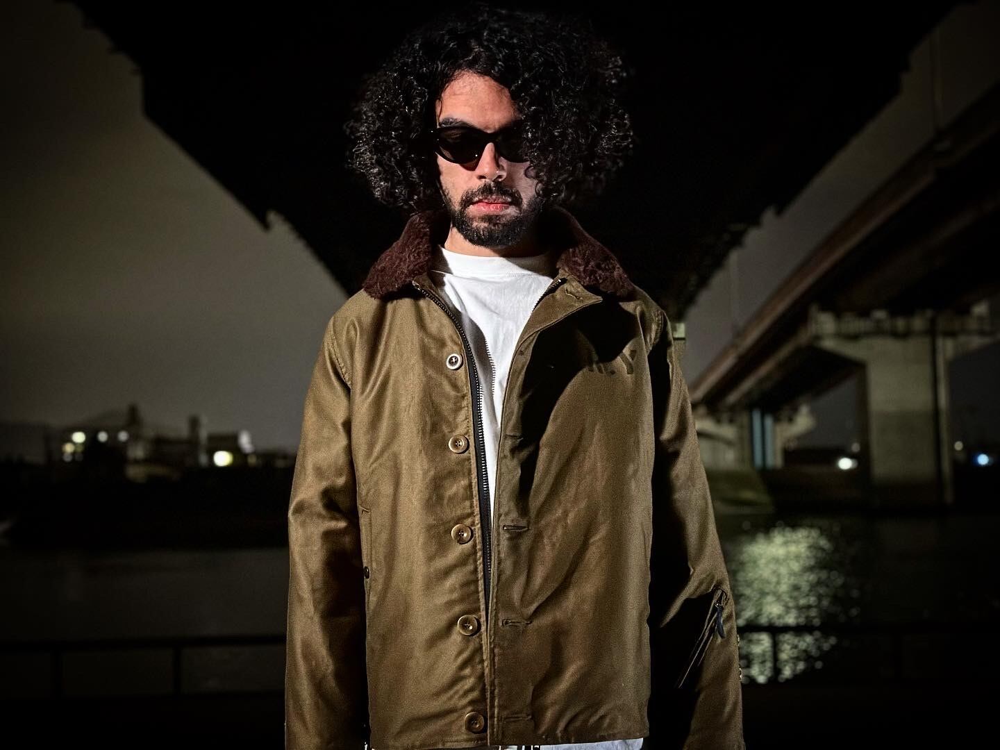 23AW Military Codelane Navy's N-1 Deck Jacket【Peace 23AW Military Codelane Navy's N-1 Deck Jacket【Peace