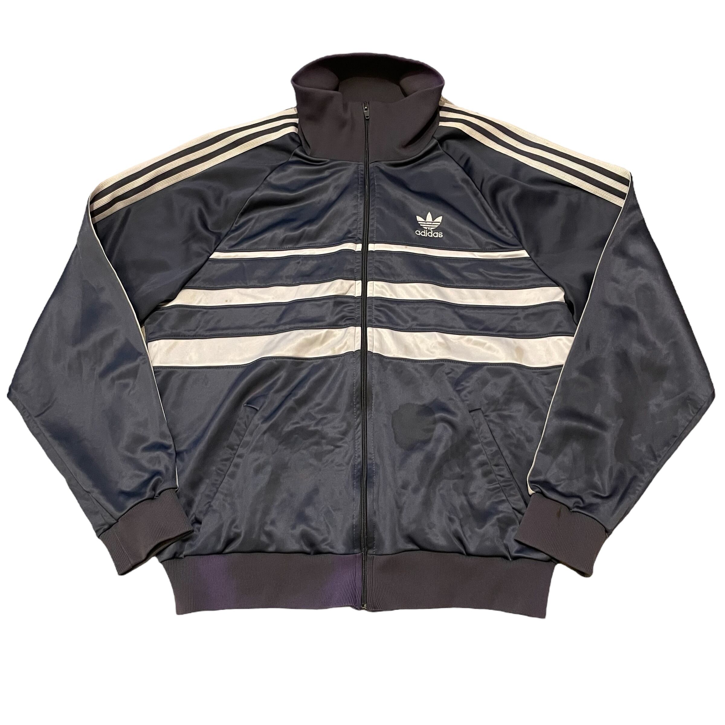 80s adidas high neck track jacket | What