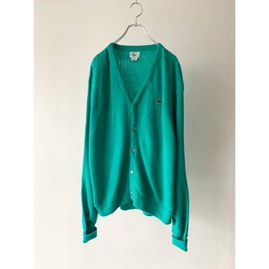 -LACOSTE- lime green acryl cardigan
