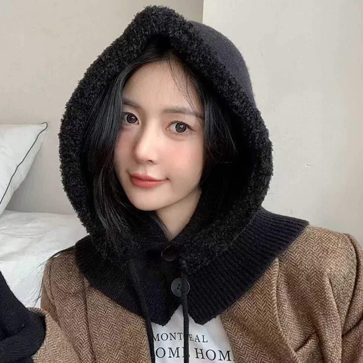 ニット帽 ネックウォーマー一体型 レディース メンズ 秋冬 韓国 バラクラバ おしゃれ 大人 かわいい きれいめ カジュアル スキー スノボ アウトドア 大人可愛い 大人女子