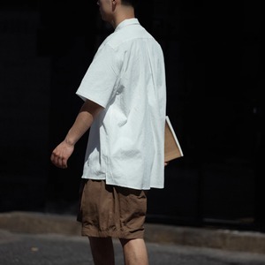 開襟ゆったりシャツ　0696