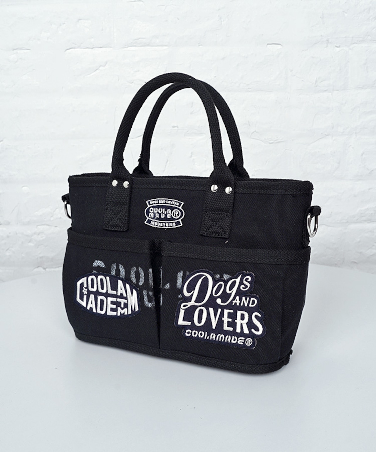 【直営限定ITEM】-TYPE F- パッチ×ペイントコンパクト3wayバッグ (BLACK) CQ-49501H