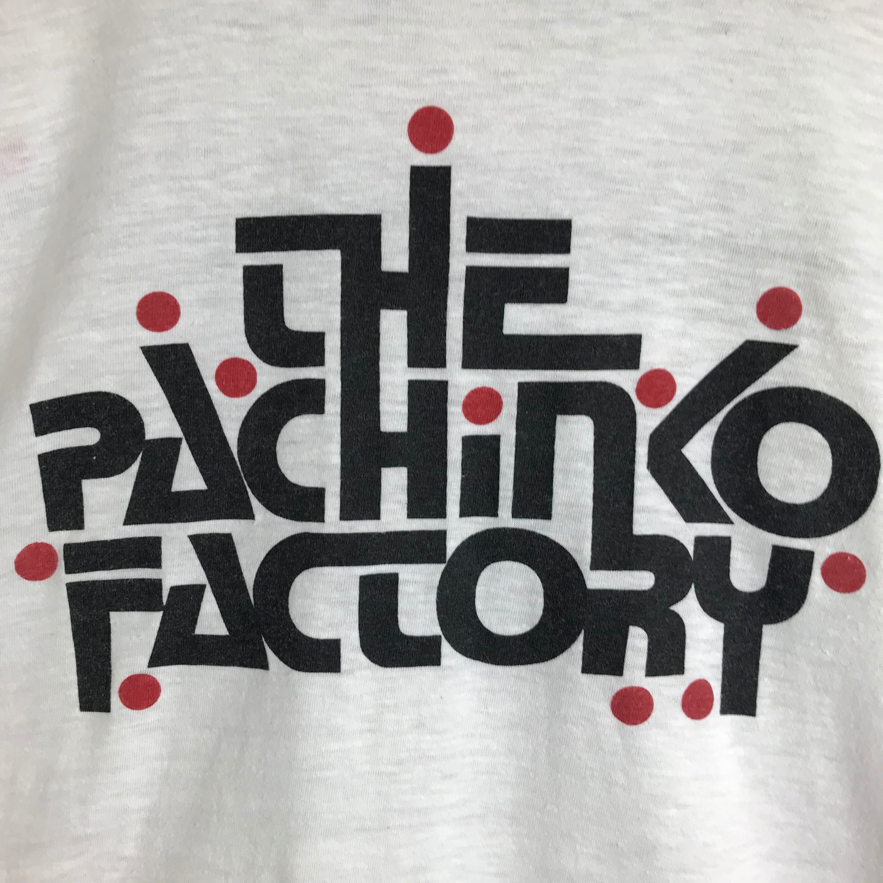 ☆USA製 70s VINTAGE THE PACHINKO FACTORY 両面プリント 半袖 T-sh T
