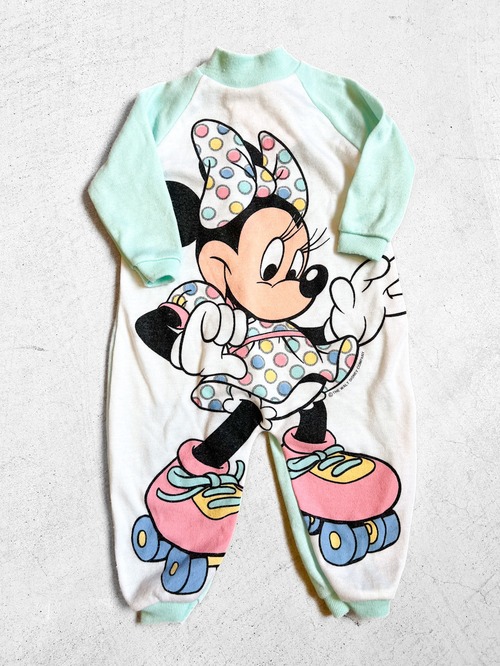 【50cm】VINTAGE 80's ディズニー ロンパース【b219】