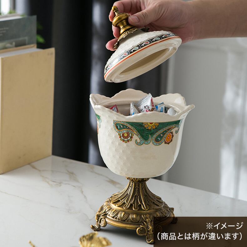 小物入れ 小鳥柄 ジュエリーボックス 収納ボックス セラミック 磁器