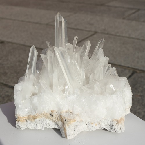 中国産　水晶　クラスター　344g　0204000140 画像