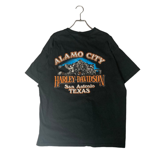 【80s】【Made in USA】HARLEY DAVIDSON    半袖Tシャツ　XL   プリント  Vintage