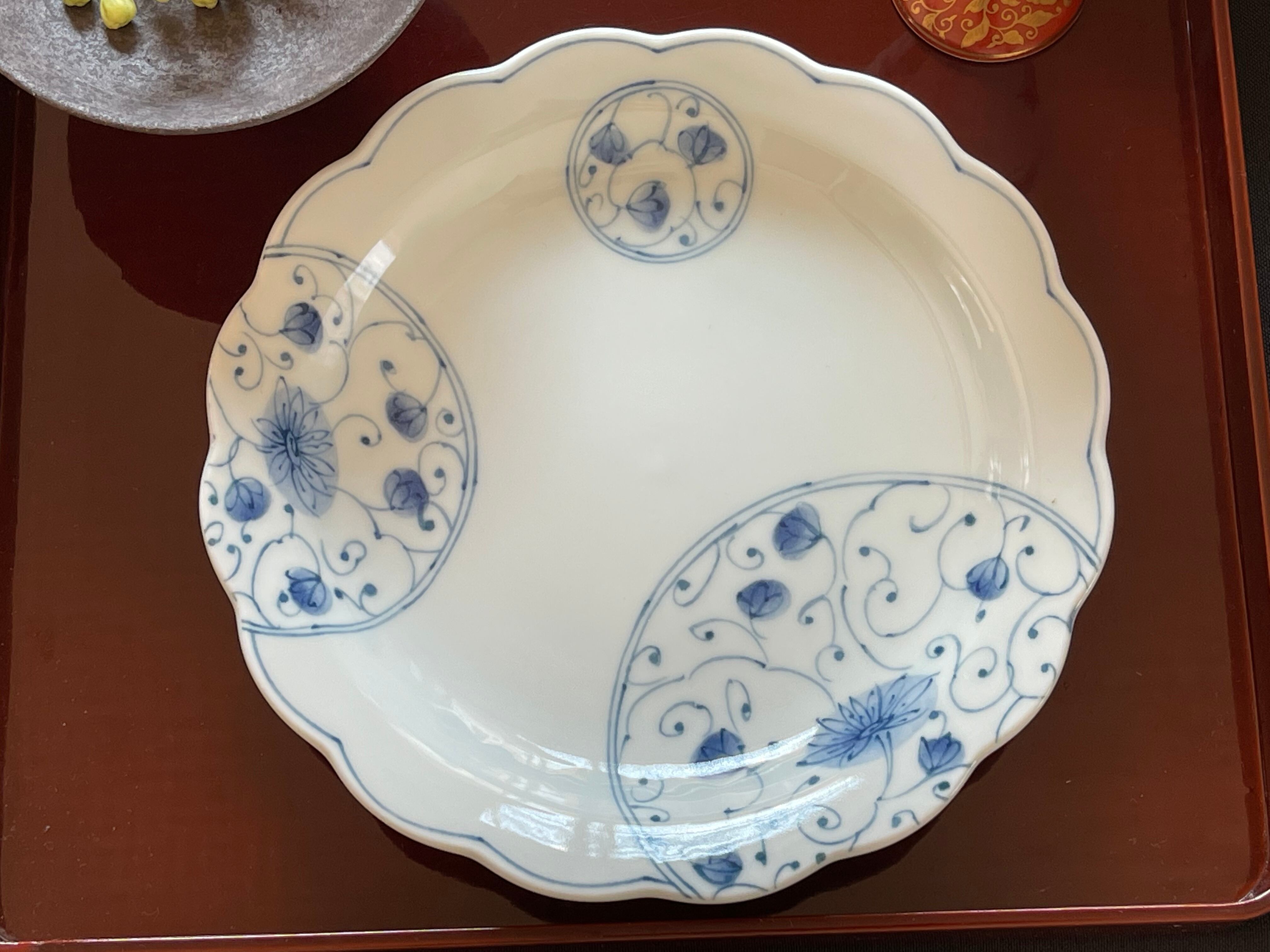 古伊万里 小皿 5高さ2cm Amazon.co.jp: 染錦古伊万里 小皿揃 [ 品：皿