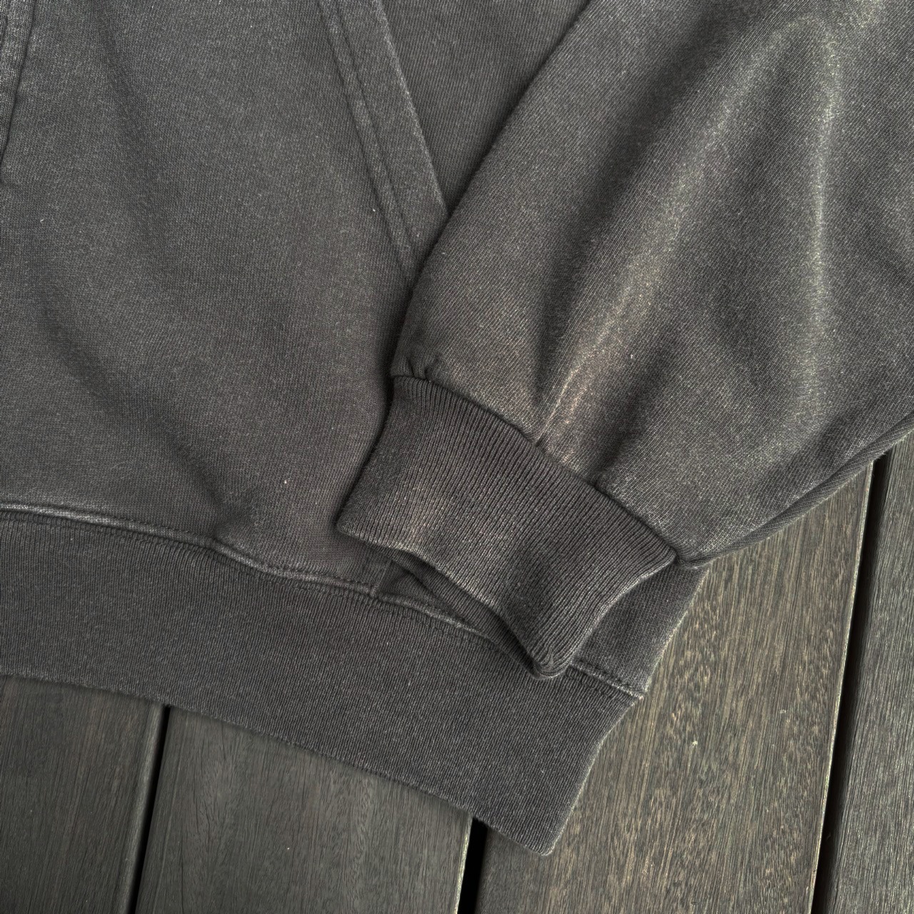 RSB HOT BASE RELAX GRAPHIC FULLZIP HOODIE FADE BLACK