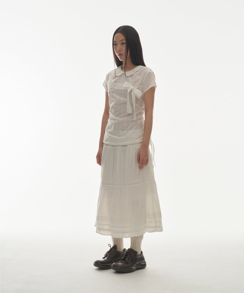COYSEIO] BOW BLOUSE WHITE 正規品 韓国ブランド 韓国通販 韓国代行