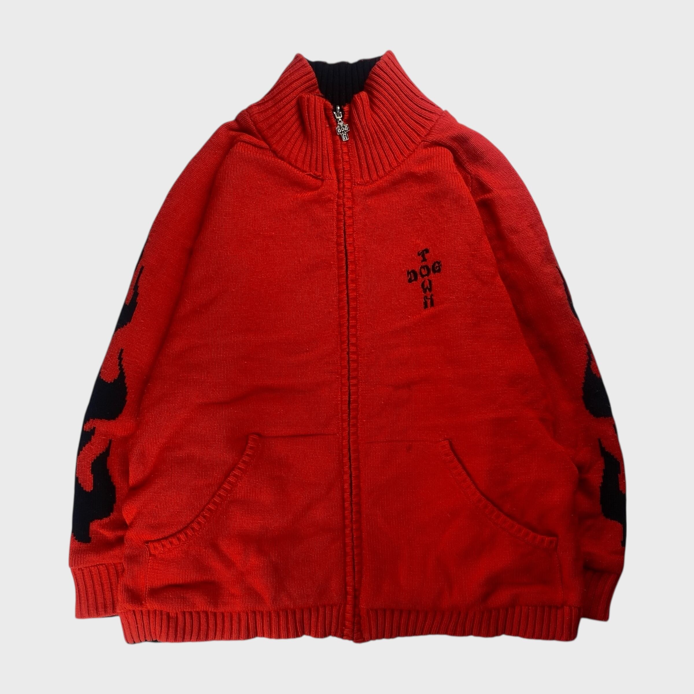 リバーシブル】 ドッグタウン 黒龍 XL ドライバーズニット フリース