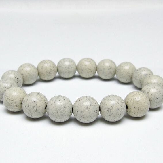 北投石 ブレスレット 12mm 一点物 メール便可 111-50152