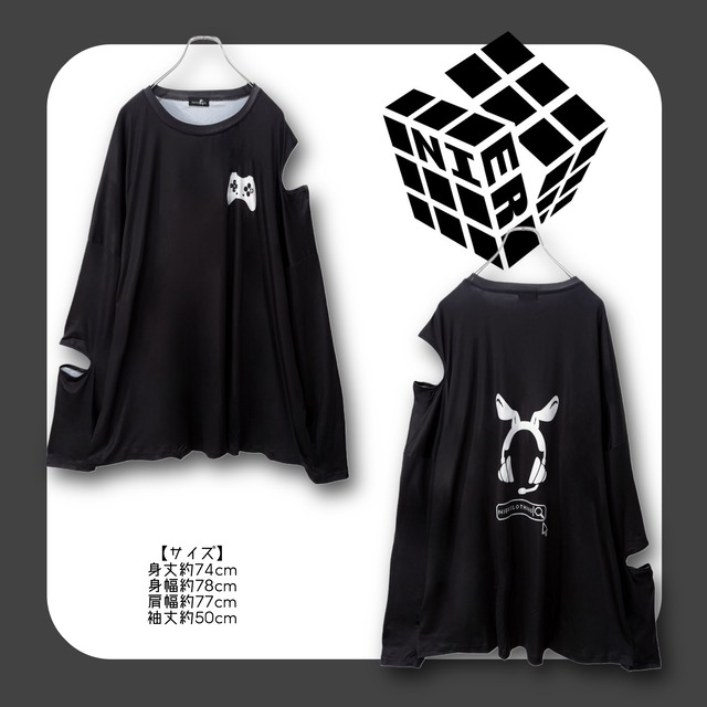 《ばら撒きプレゼント》GAME CONTROLLER CUT OUT LONG TOPS