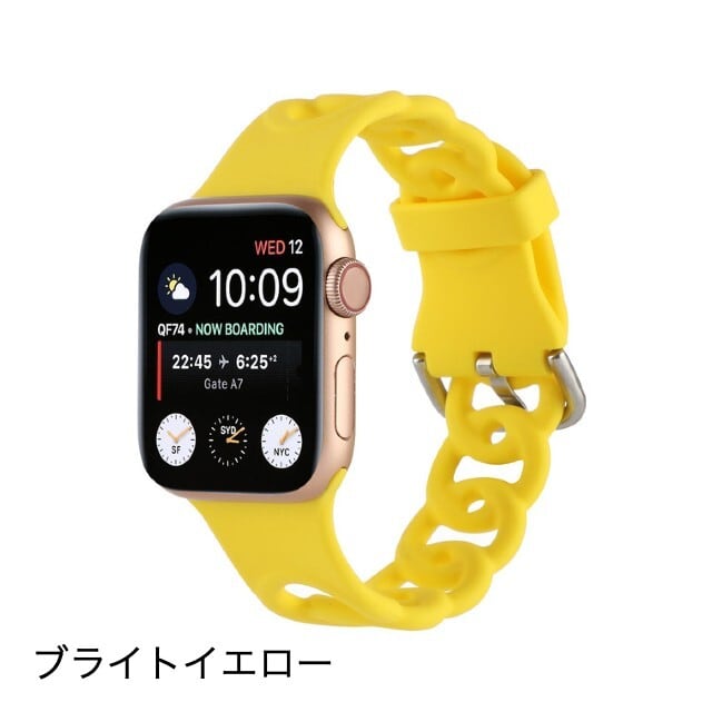 アップルウォッチ バンド シリコン apple watch 38 40 41mm - ラバーベルト