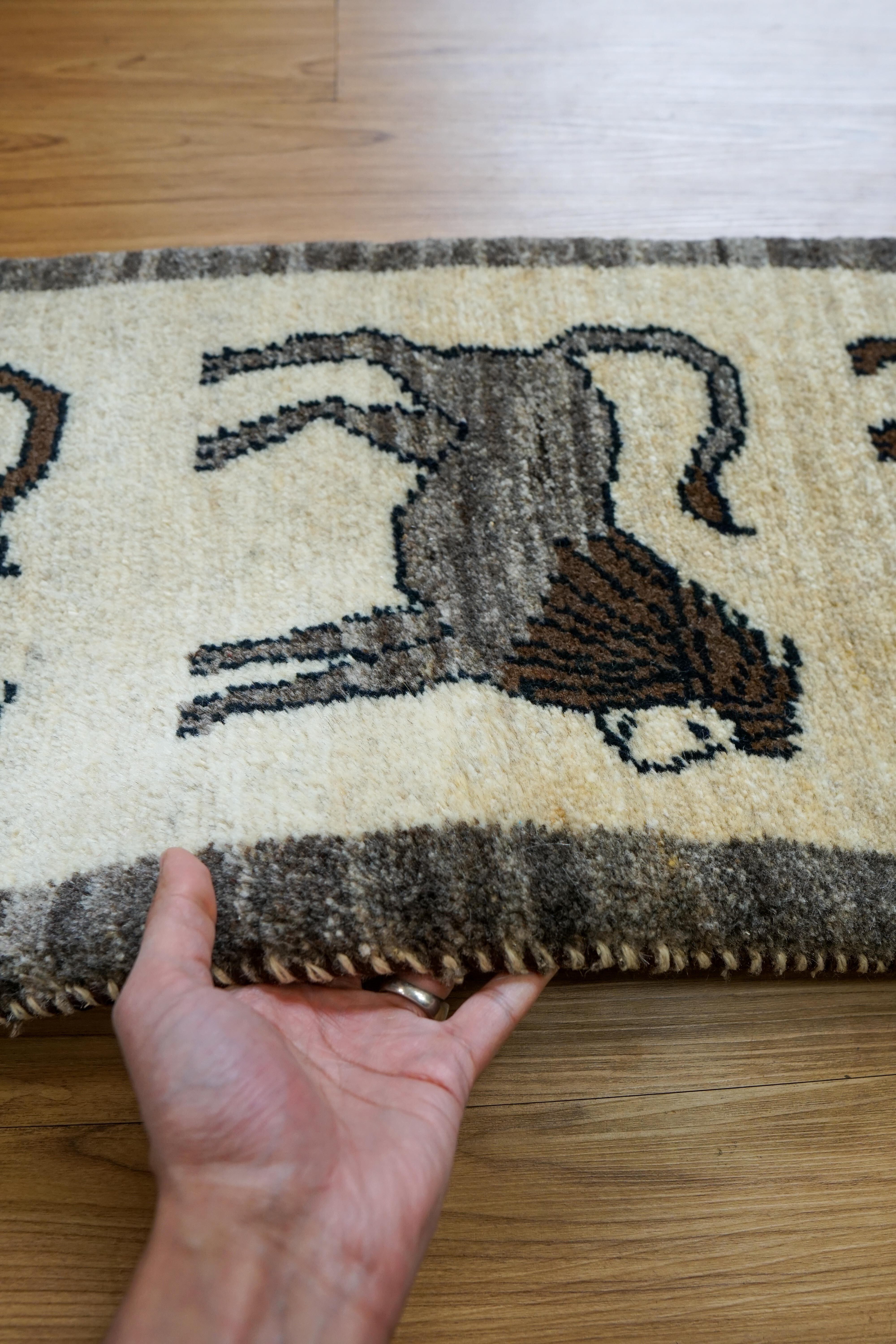 ペルシャ ギャッベ アマレ族 ギャベ　ランナー 116×42cm ペルシャギャッベ アマレ族 ギャベ ランナー 116×42cm | Decorworks