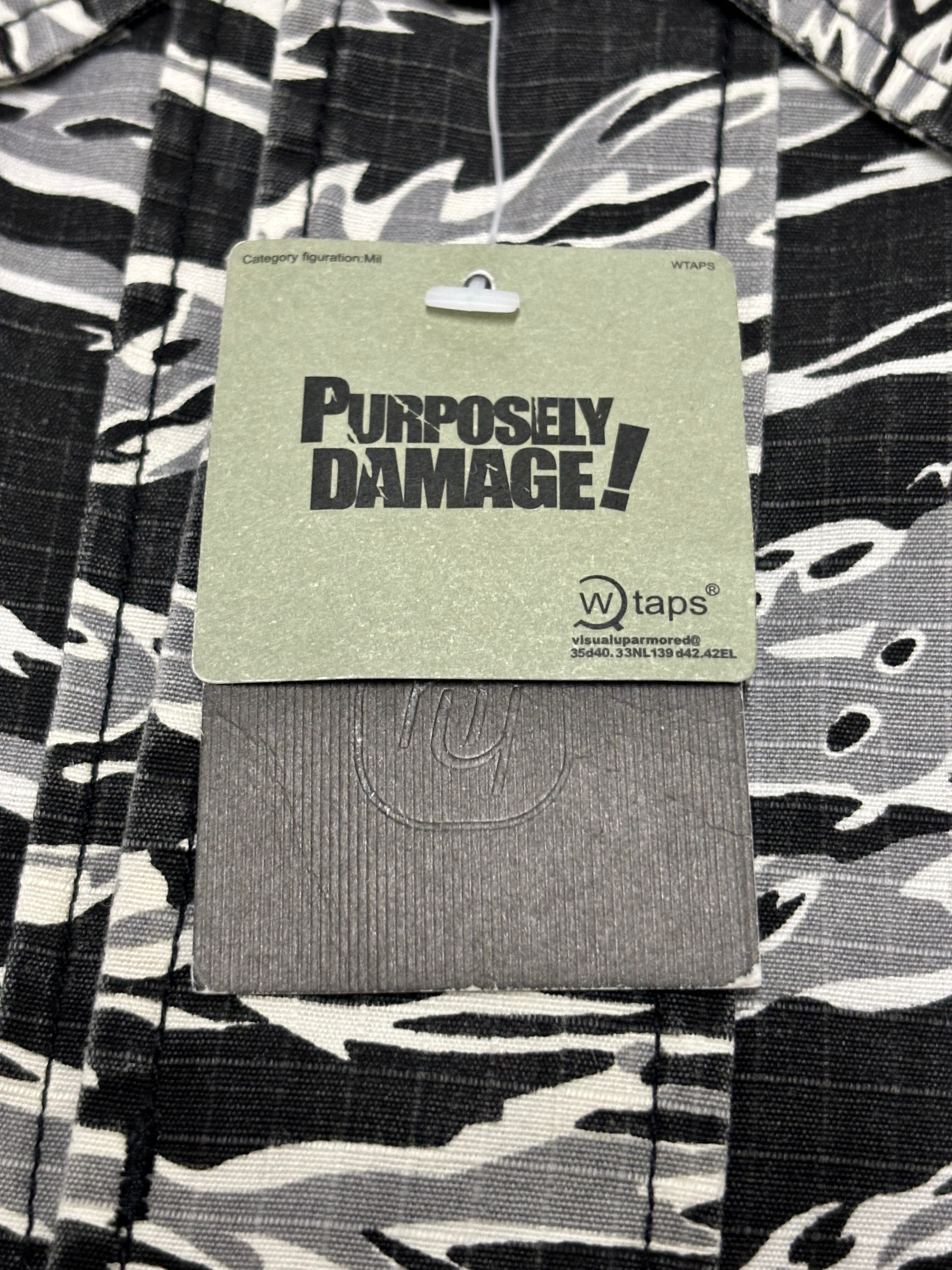 WTAPS ジャングルシャツ　アウター　カモ　ダブルタップス 00s WTAPS/Tiger Camo Jungle Fatigue Jacket/DEADSTOCK/M-L相当