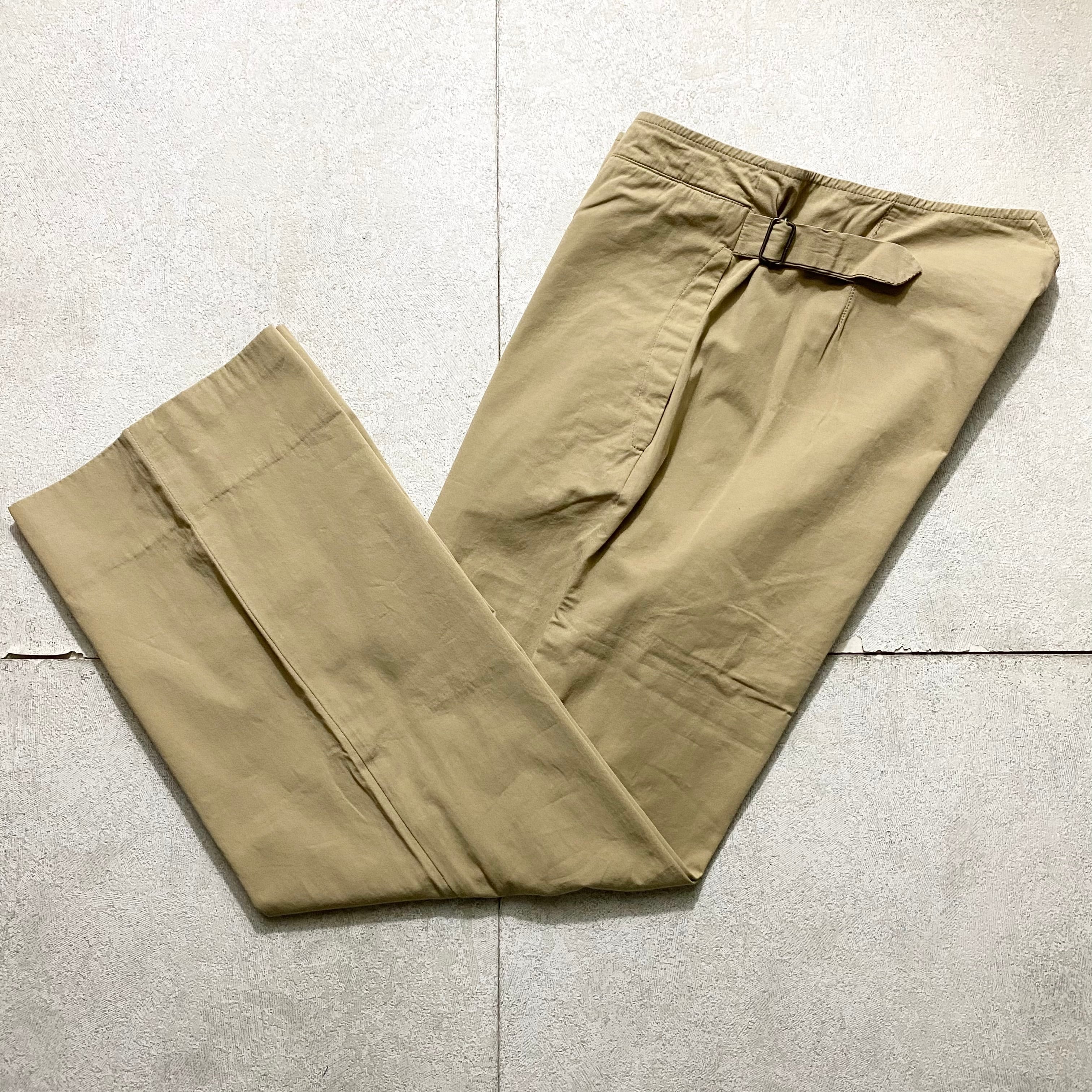 2004SS MAISON MARTIN MARGIELA side buckle wide pants | NOIR ONLINE