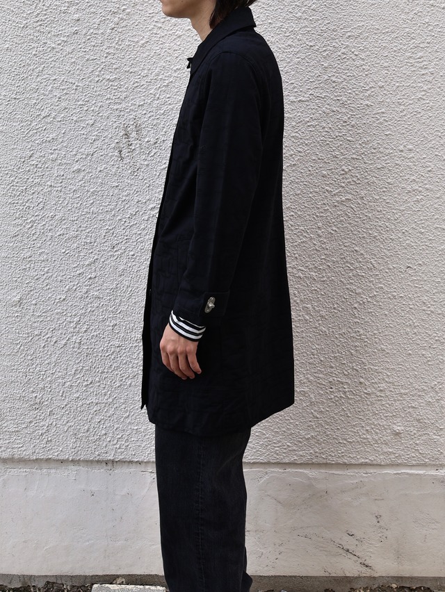 allover design half coat