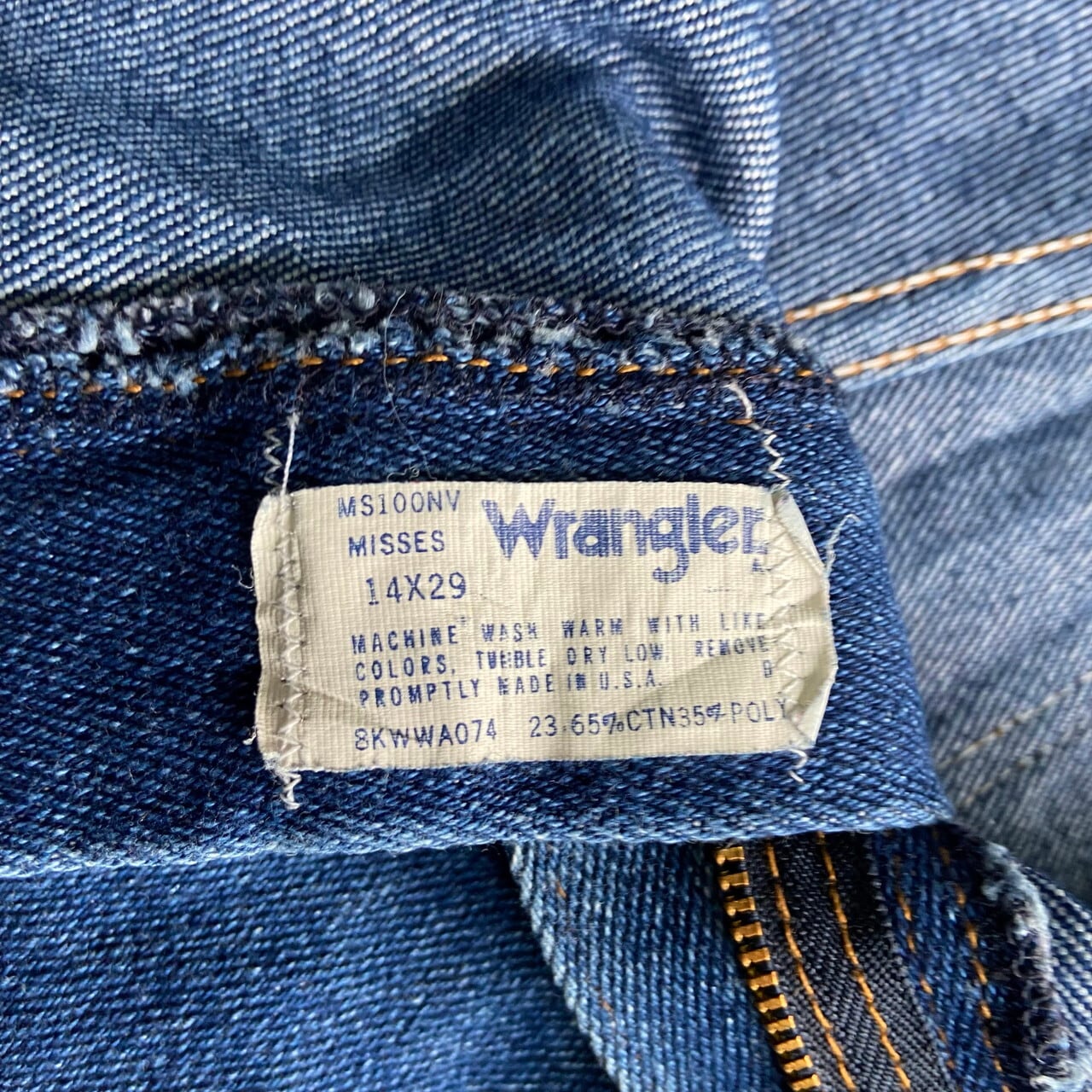 90年代 ラングラー Wrangler ジーンズ デニムパンツ USA製 メンズw33 ヴィンテージ /taa001251グレー系灰色柄