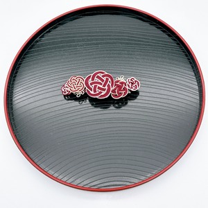 水引バレッタ　長閑（のどか）　ボルドー