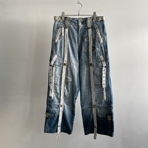 【gimmick denim cargo pants】