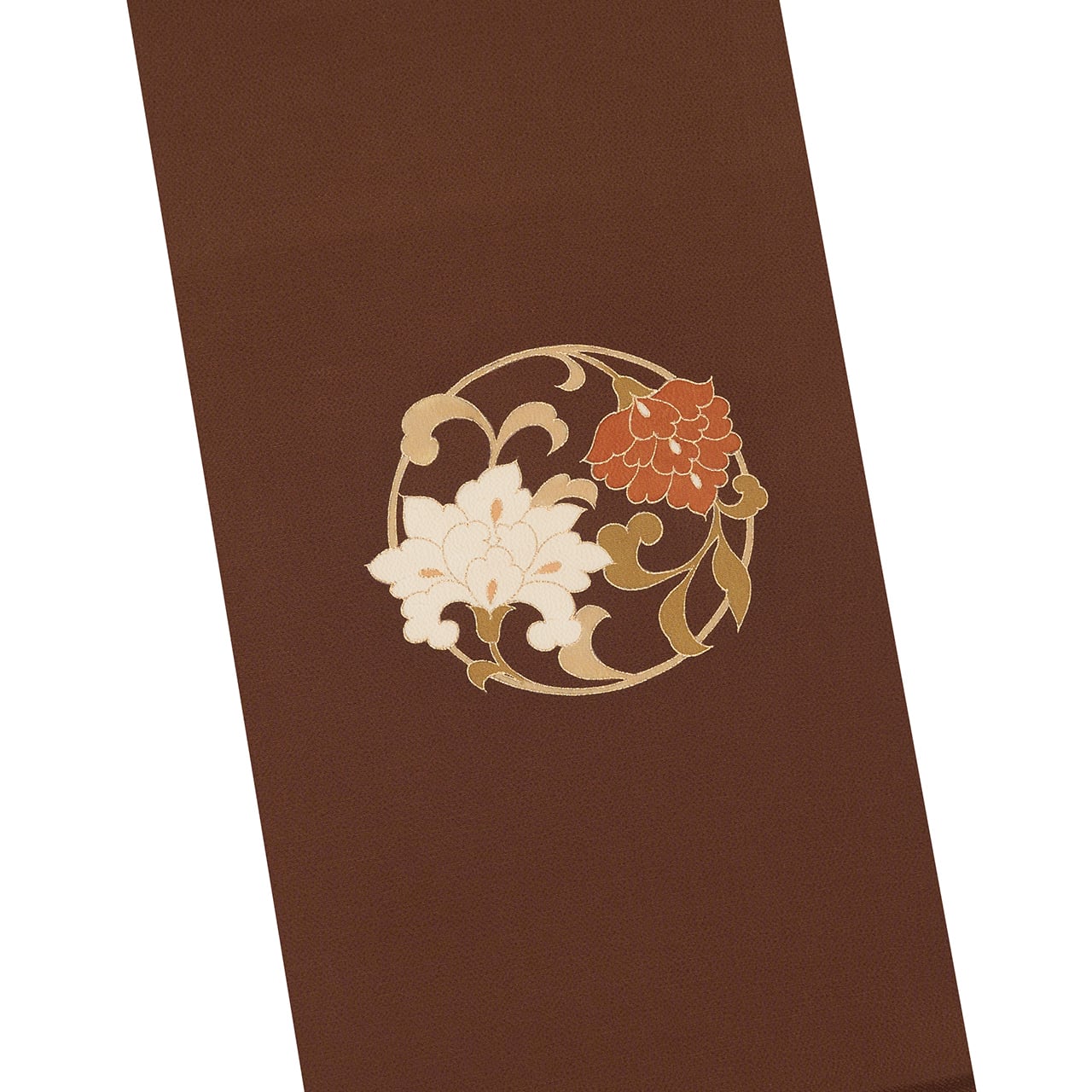 志ま亀 唐花の丸紋 友禅名古屋帯【未着用品】 | かわの屋