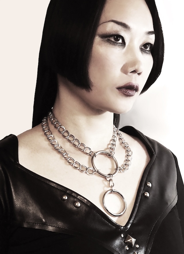 avant-garde chain necklace unisex "Unknown" アバンギャルドフェティッシュネックレス　ユニセックス　アンノウン　