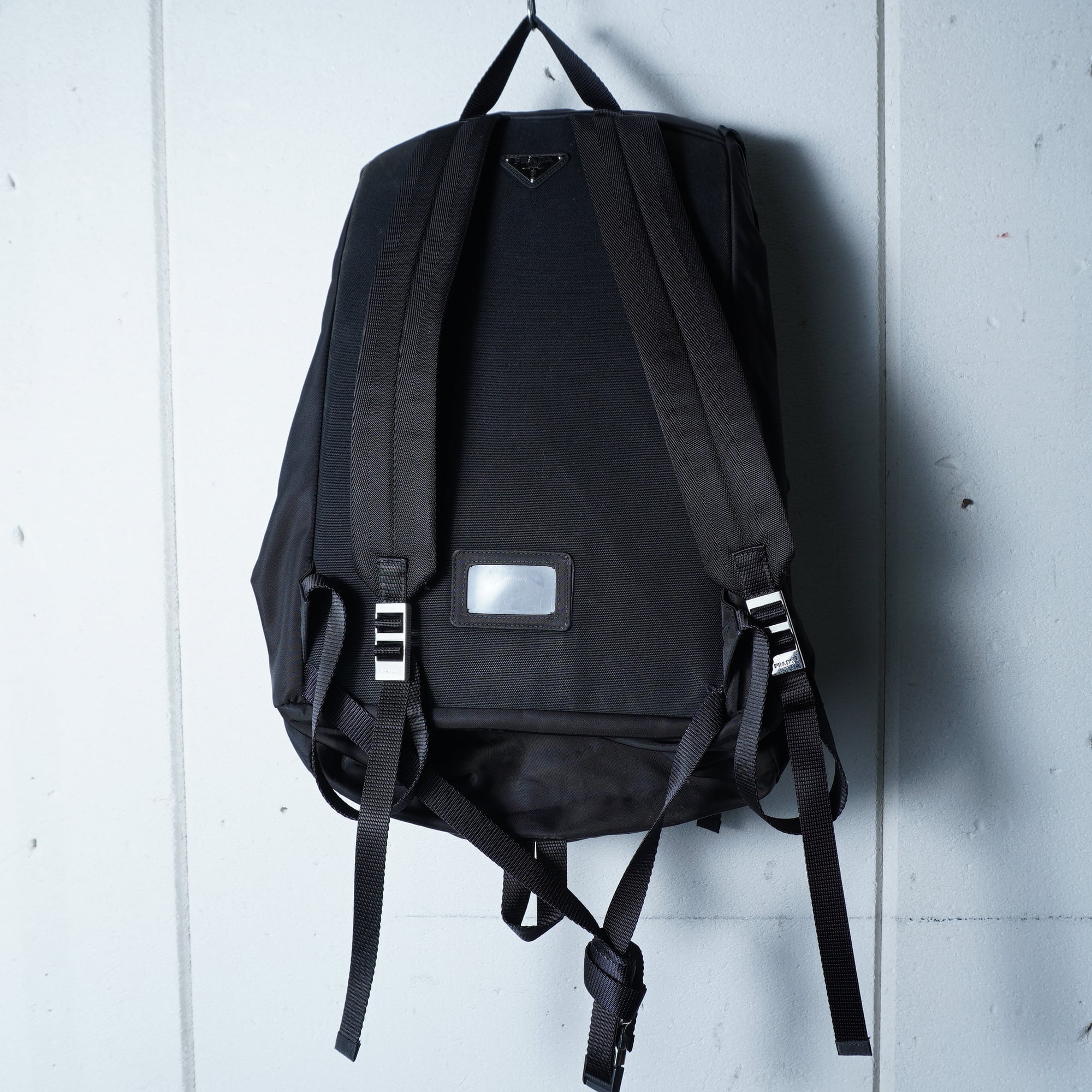 PRADA プラダ V136 リュックサック バックパック ブラック PRADA（プラダ） ナイロン バックパック V136 リュック ナイロン ユニ