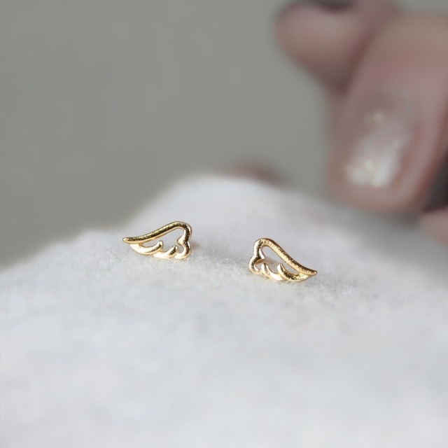 エンジェルウィング スタッドピアス【eg113】